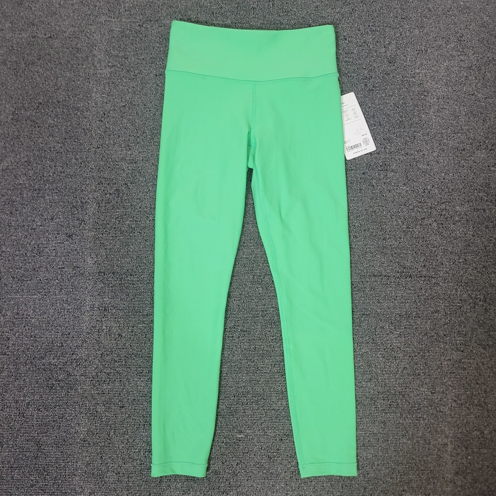 Athleta Size XS Interval Tight Leggings Womens Green High Rise Powermove 821433